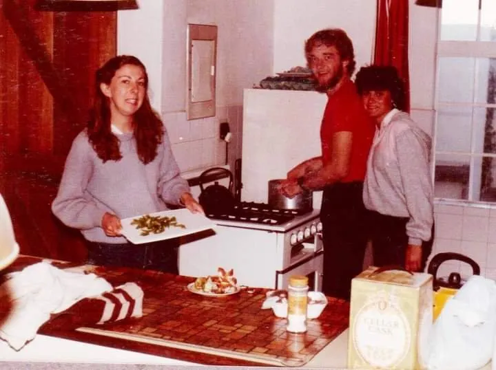 A 20-year old Fiona in the kitchen