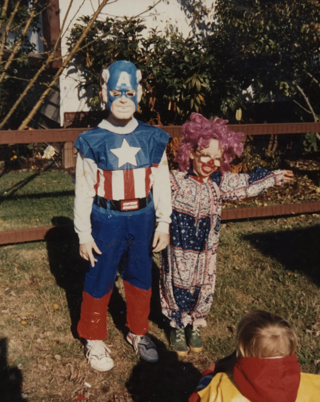 1991 clown joey captain american america usa us rick racoon raccoon schuylar