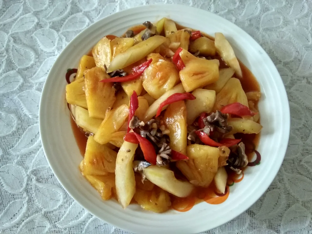 https://steemit.com/food/@darrenych86/grandma-s-recipe-6-stir-fried-pineapple-with-chicken-giblets