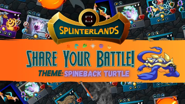 Spineback Turtle challenge