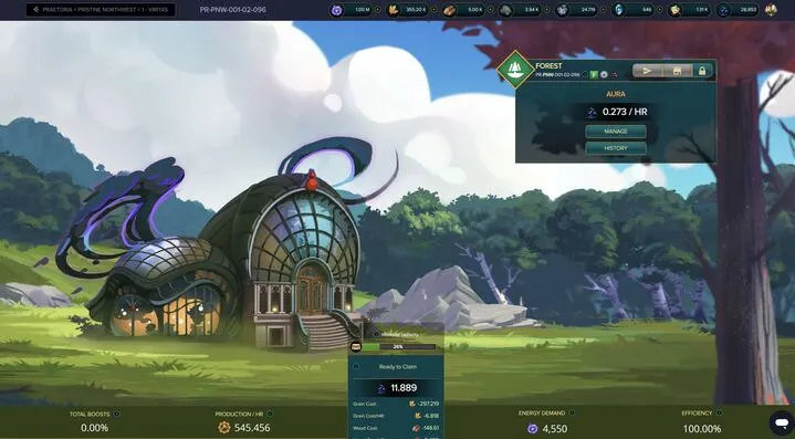 Aura Building (Best looking building in the game)