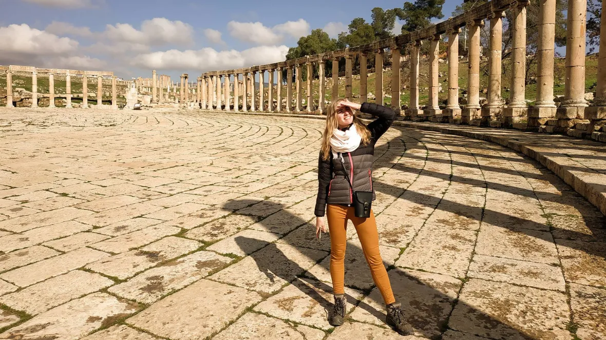 Jerash is also often called the city a thousand columns