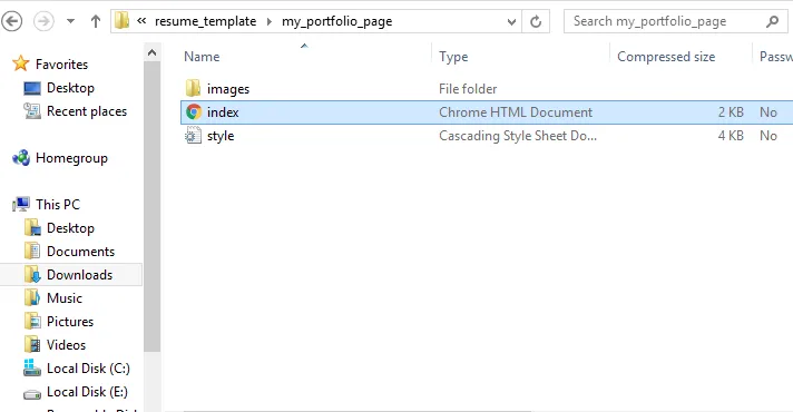How to Create a One-Page Resume Website using HTML/CSS/Flat Design