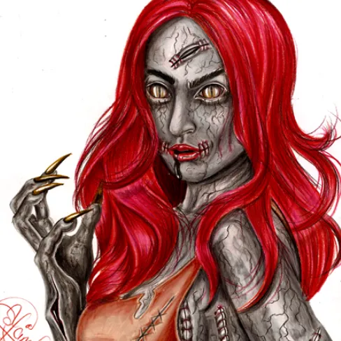A girl from beyond the grave
