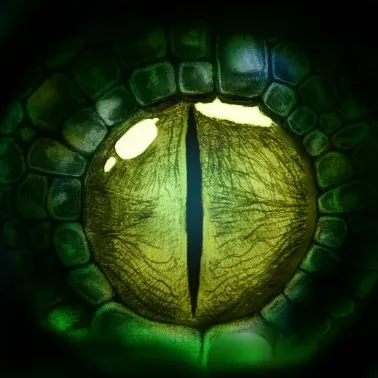 Reptile eye - My semi digital drawing