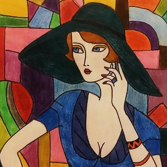 my colorful painting