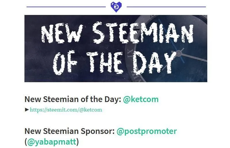 New Steemian of the Day - ketcom.jpg
