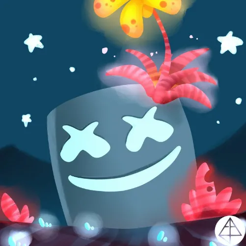 Marshmello paradise (own illustration)