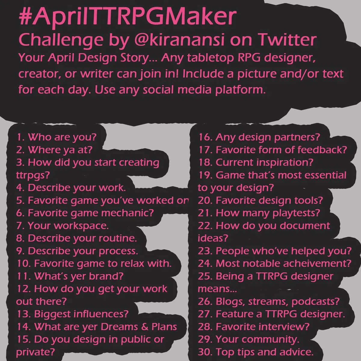 AprilTTRPGMaker questions