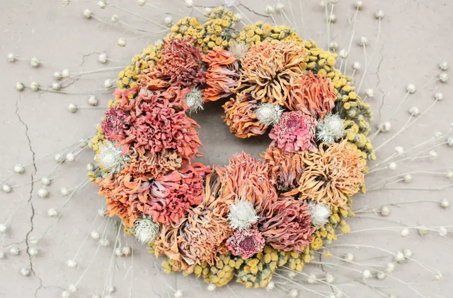 Sunburst wreath