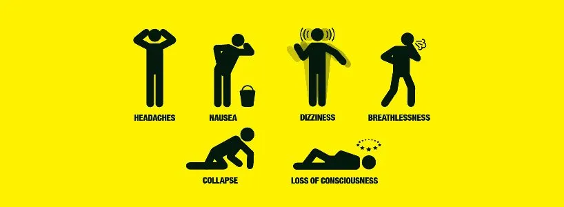 Carbon monoxide poisoning symptoms