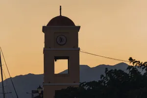 Evening Mood of a Clocktower in Ierapetra, Crete, Greece