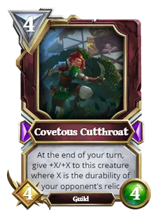 The buffed *Covetous Cutthroat*