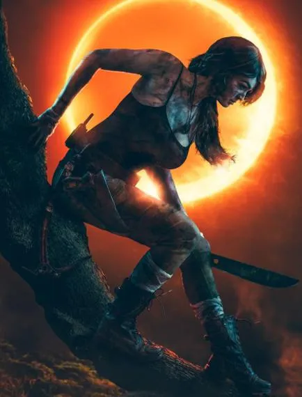 Some Are Round But Not Determined, USA Girl Dressed Up as Lara Croft from Tomb Raider