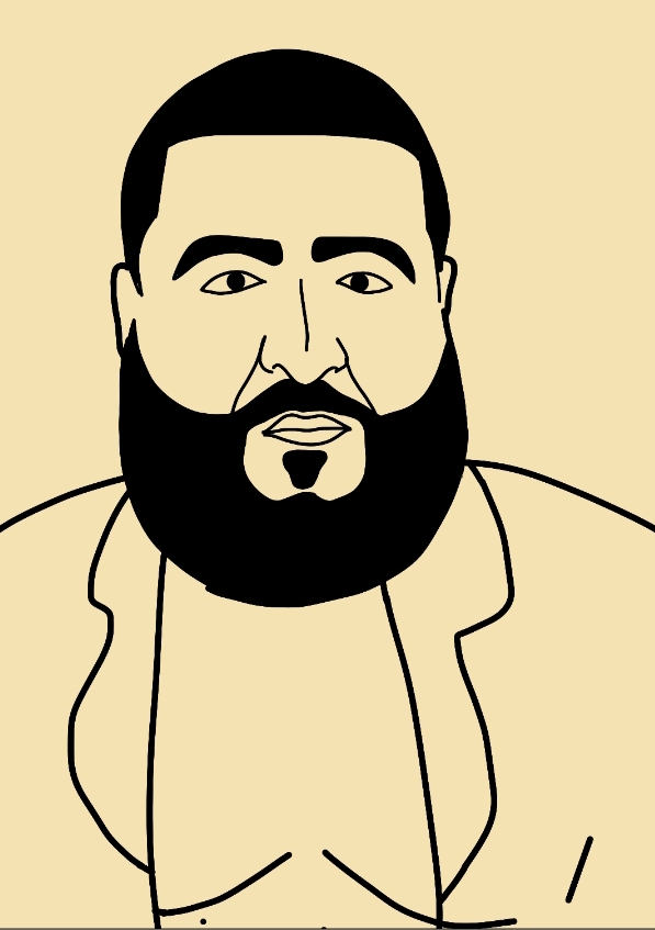 Drawing for an Upcoming Cartoon Skit Featuring DJ Khaleed 