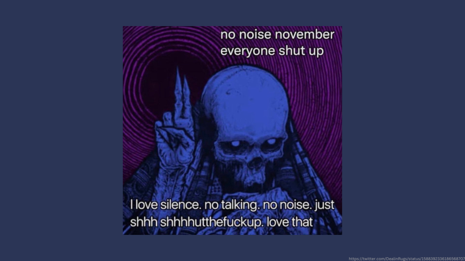 Back after 2 weeks - no noise November - every1 STFU | PeakD