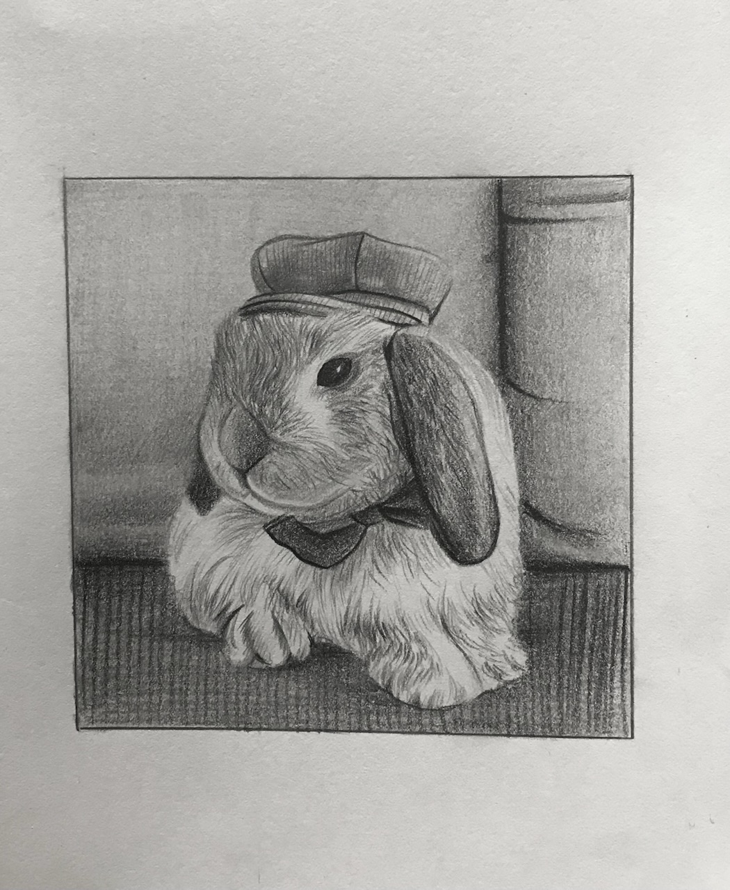 Bunny RABBIT Pencil Drawing Print - A4 only signed by artist Gary Tymon -  art | eBay