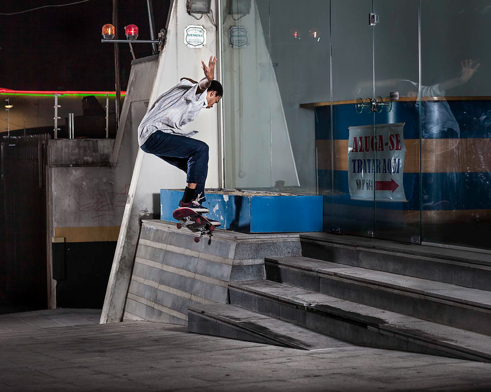 Frontside crooked grind