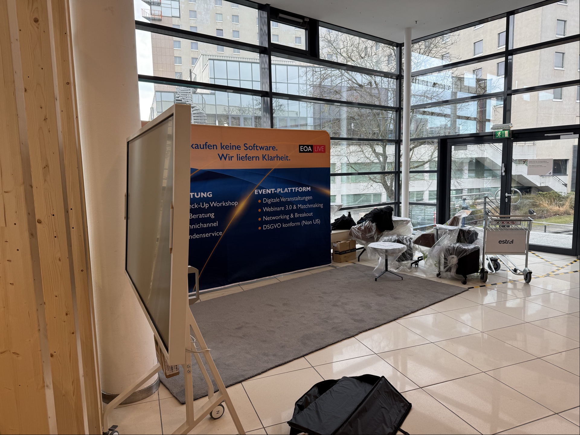 Aufbau ist abgeschlossen CCW Berlin