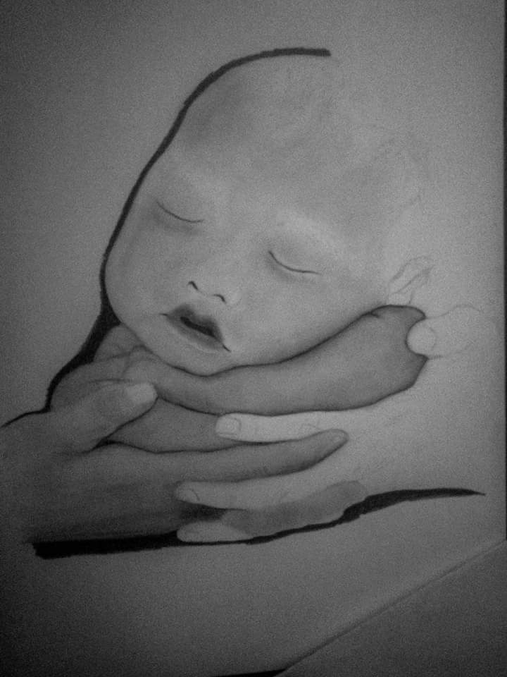 newborn baby drawings