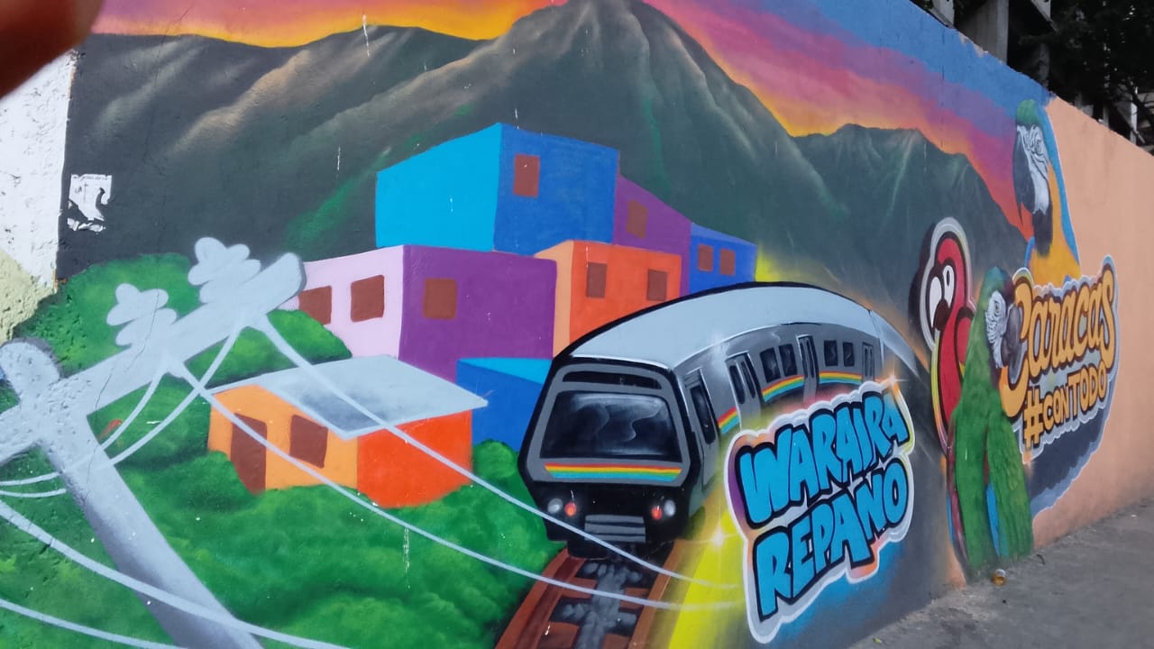 CCC's Street Art Contest  The natural beauty of Venezuela's past and bright future. / La belleza natural del pasado y el futuro brillante venezolano.