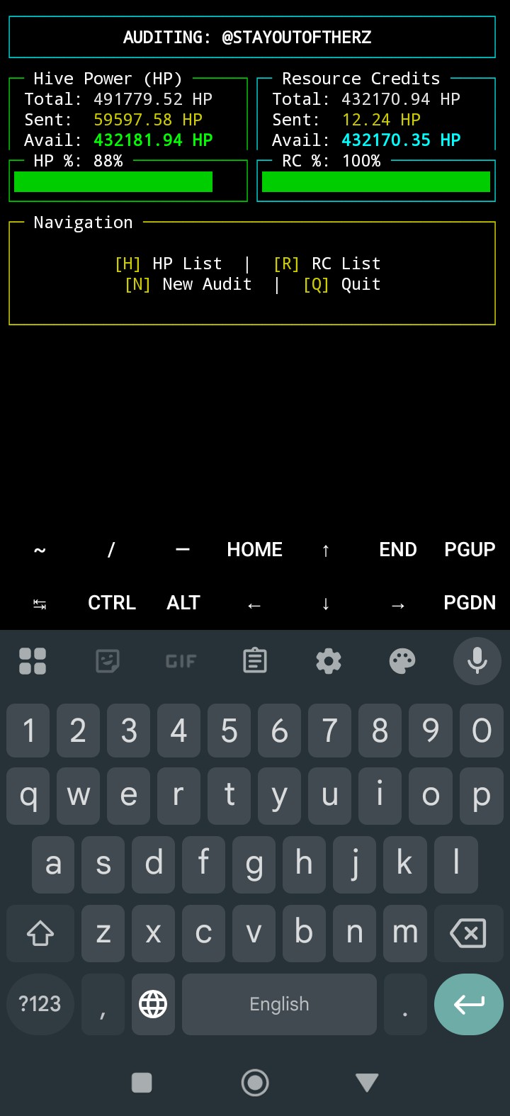 🚀 No Desktop? No Problem! The New Termux Dashboard for Hive Auditors is Here! (v0.0.2)