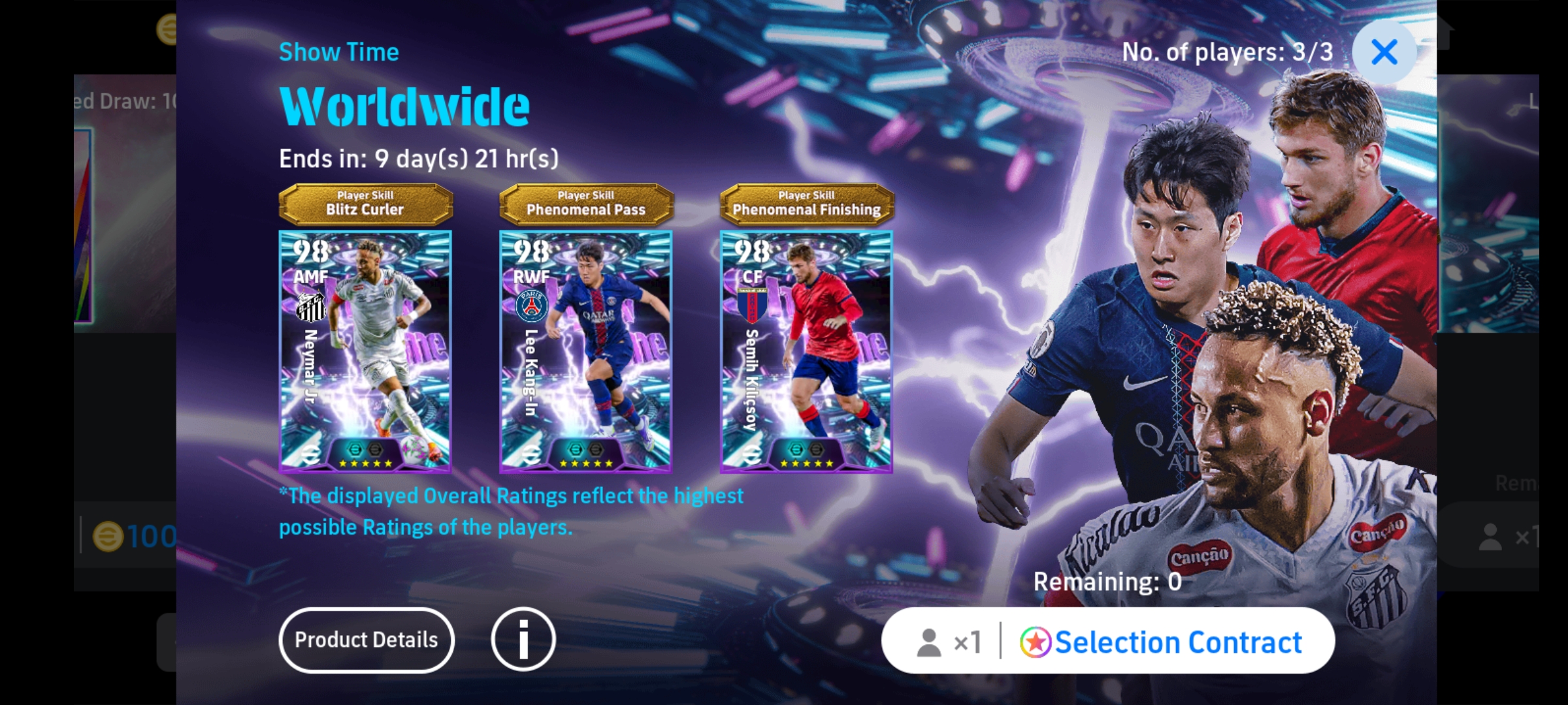 eFootball Free Selection Contract Players: Buying Rising Star Packs