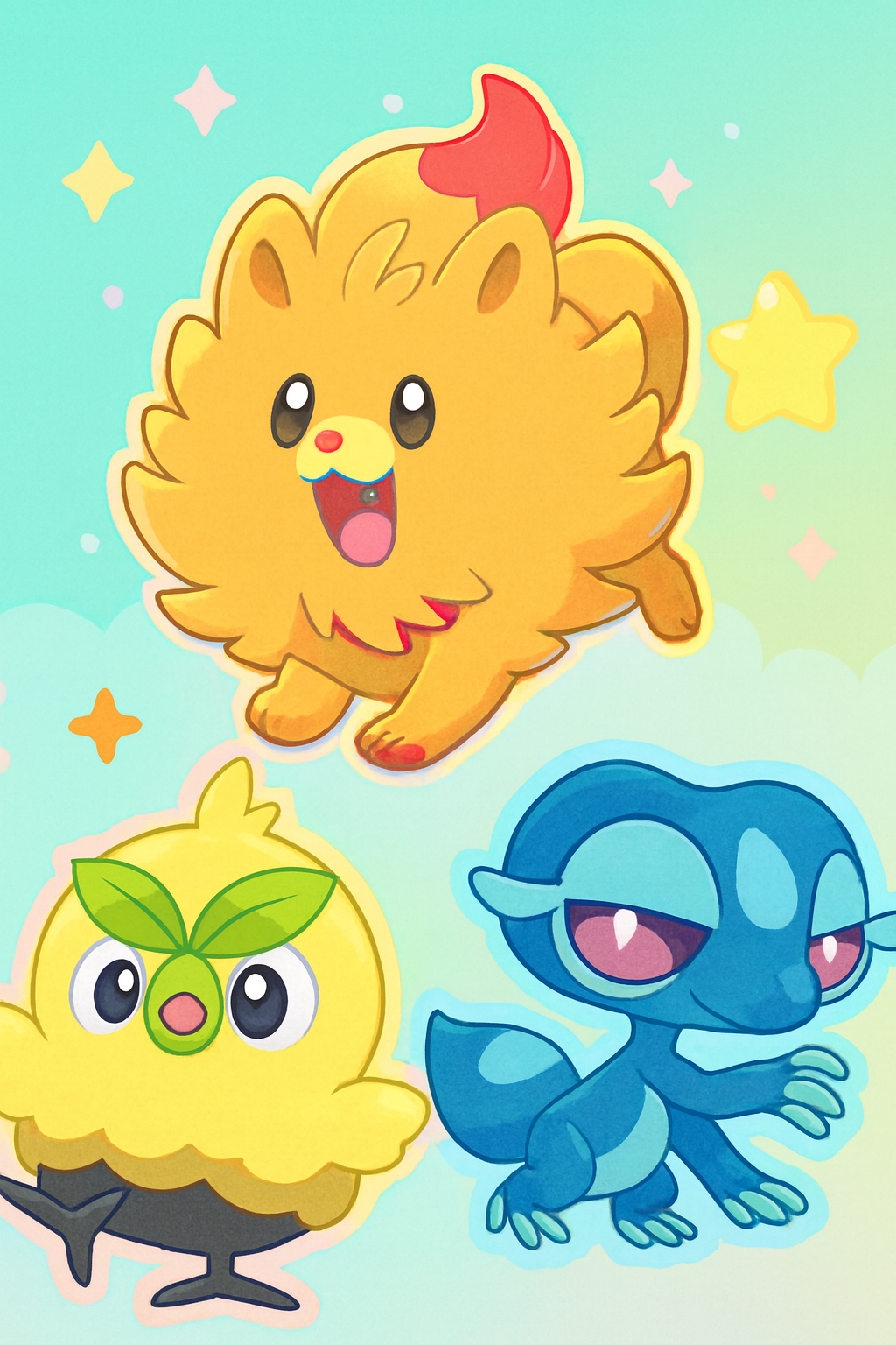 [ENG/ESP] Brand New Starter Pokémon and hopes | Nuevos iniciales y esperanzas