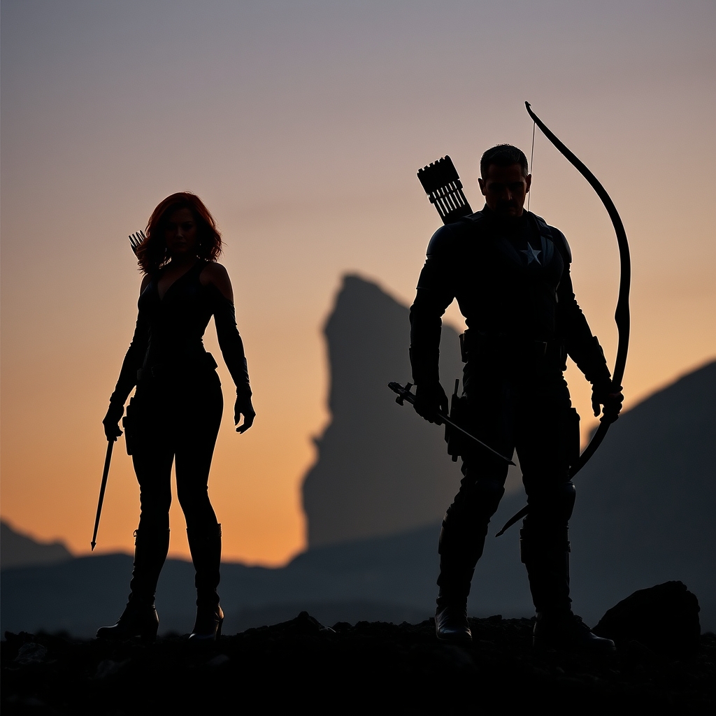 Cine TV Contest #136 - Favorite movie with best Friends / Black Widow and Hawkeye (ENG - ESP)