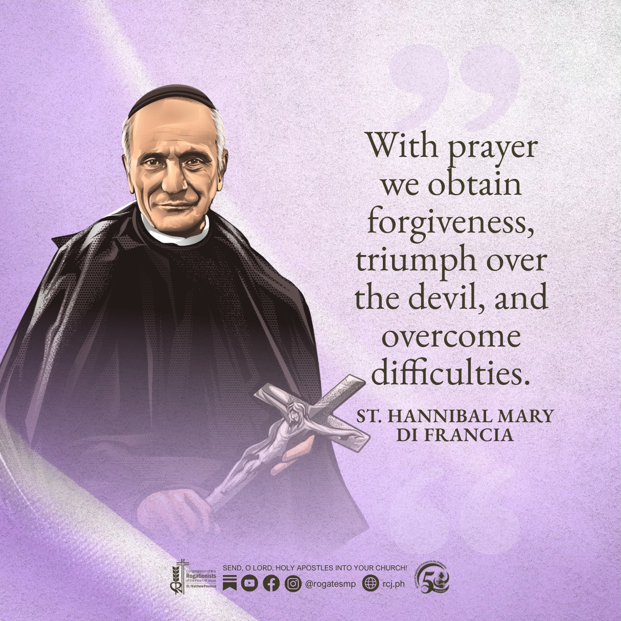 We should always pray everyday without fail. Even just one Our Father, Hail Mary ...