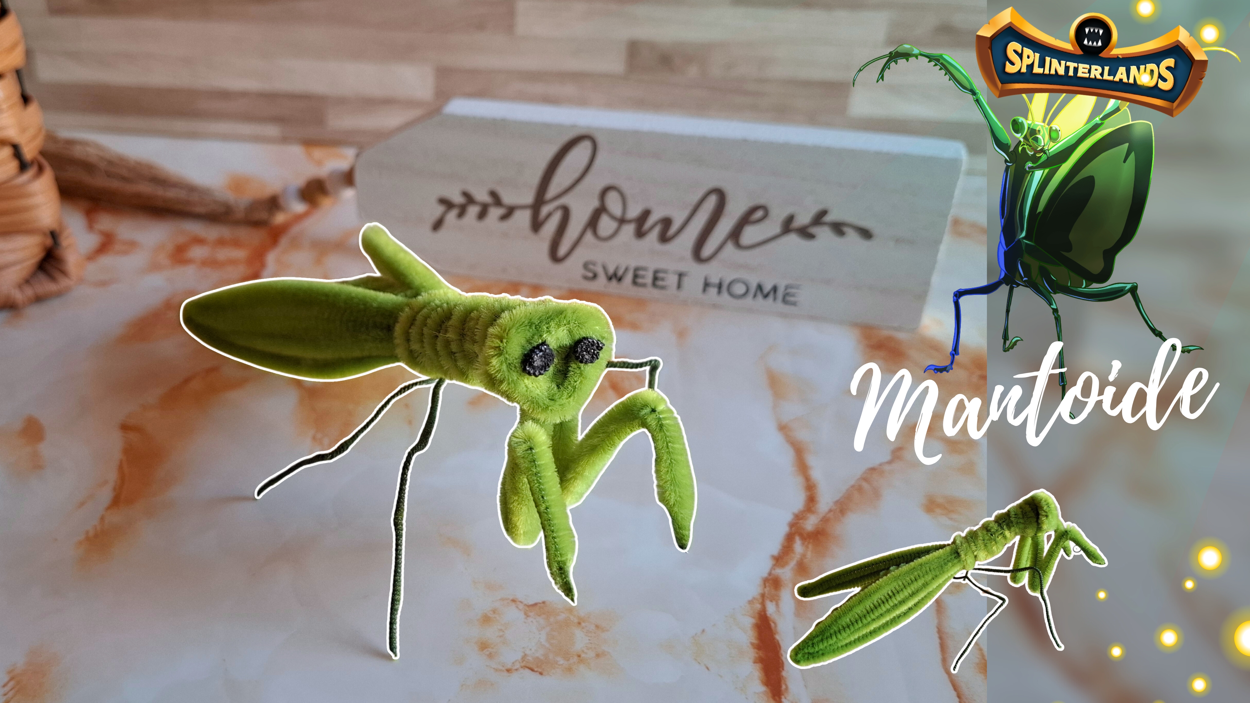 Diy: Figura inspirada en la carta mantoide de Splinterlands. (ESP/ENG)