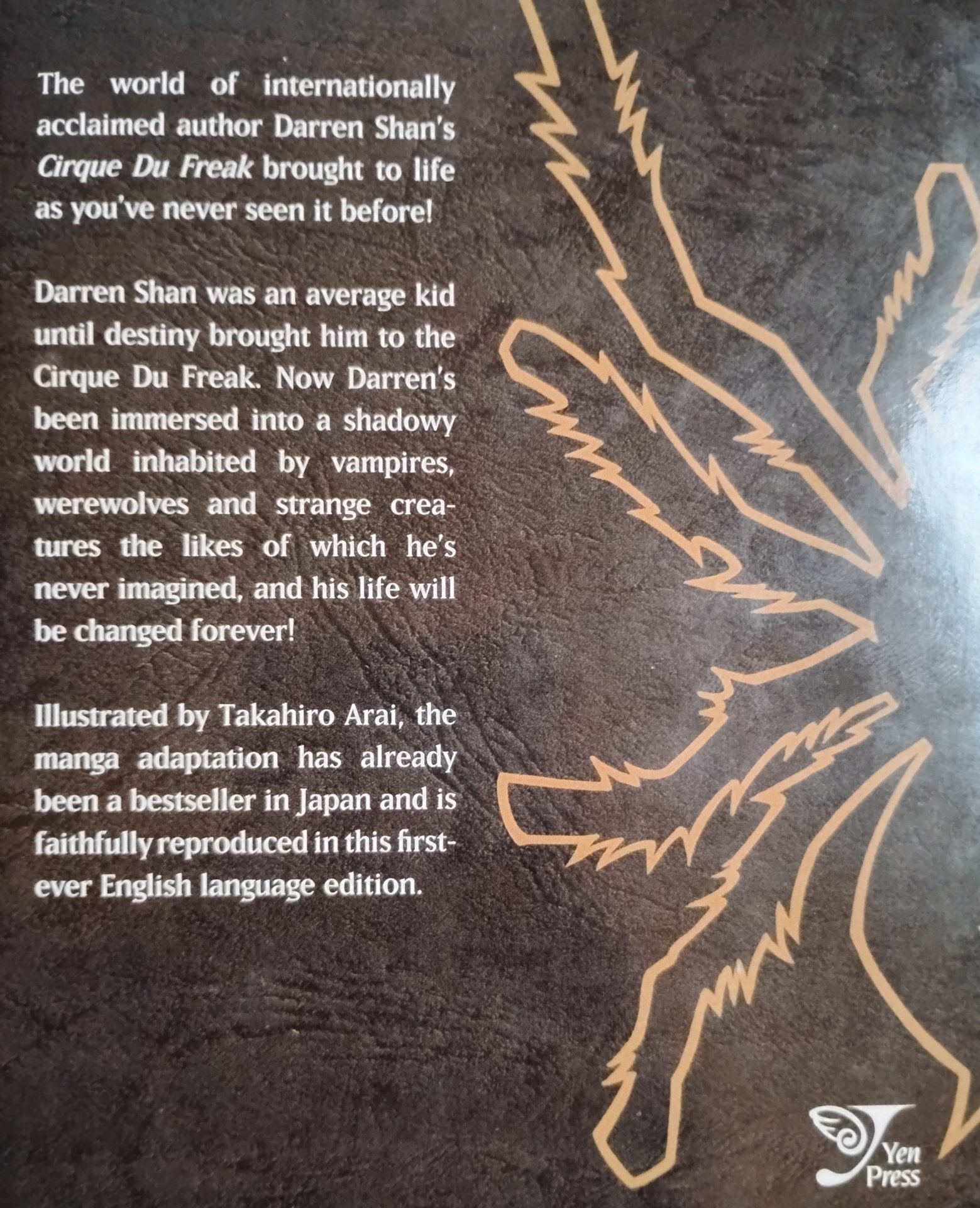 "Cirque Du Freak - A Living Nightmare" Chapters 1-9 - My Thoughts