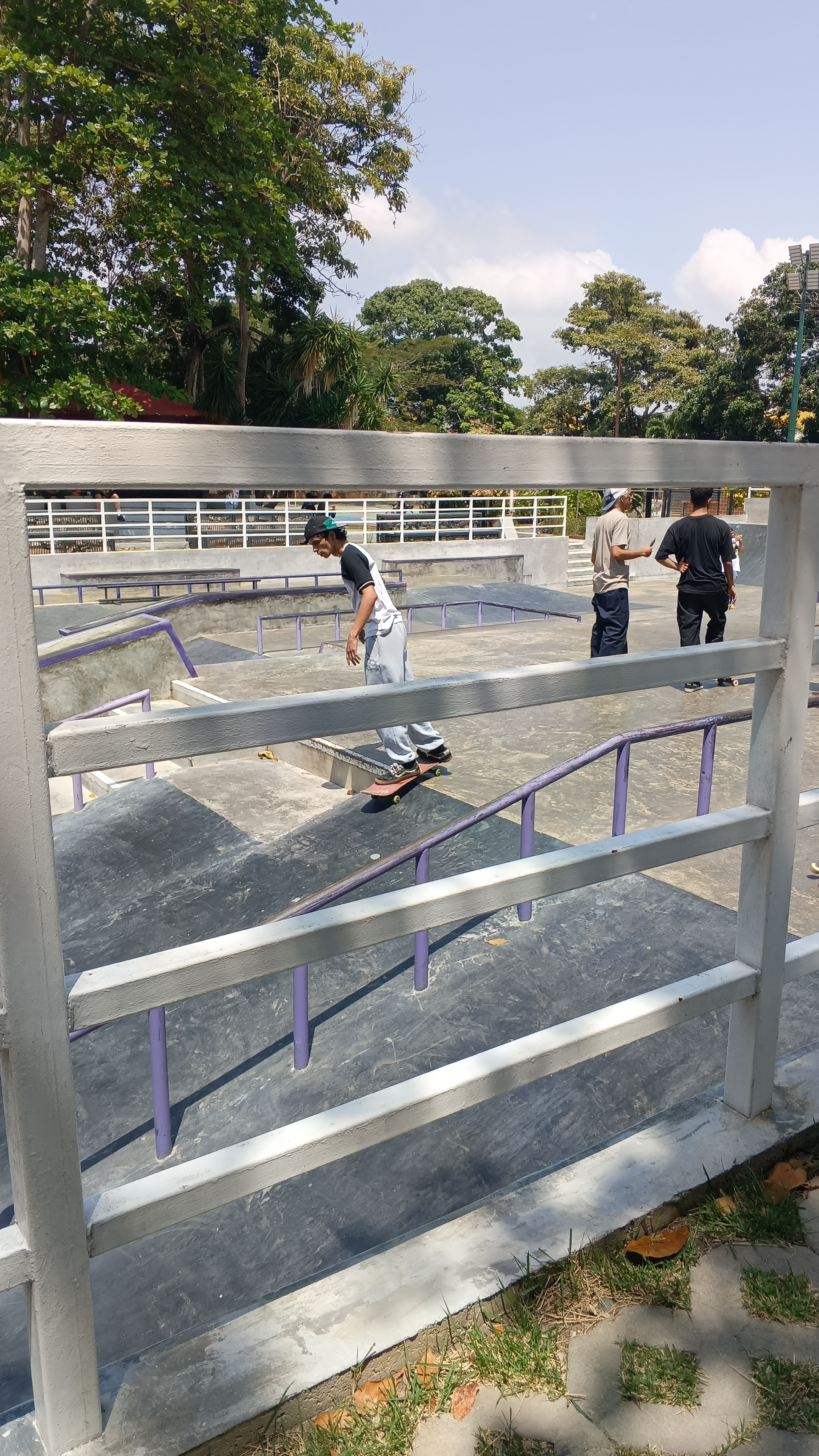 A day at a skateboarding event, with friends, dogs, and competitors [Eng/Esp]
