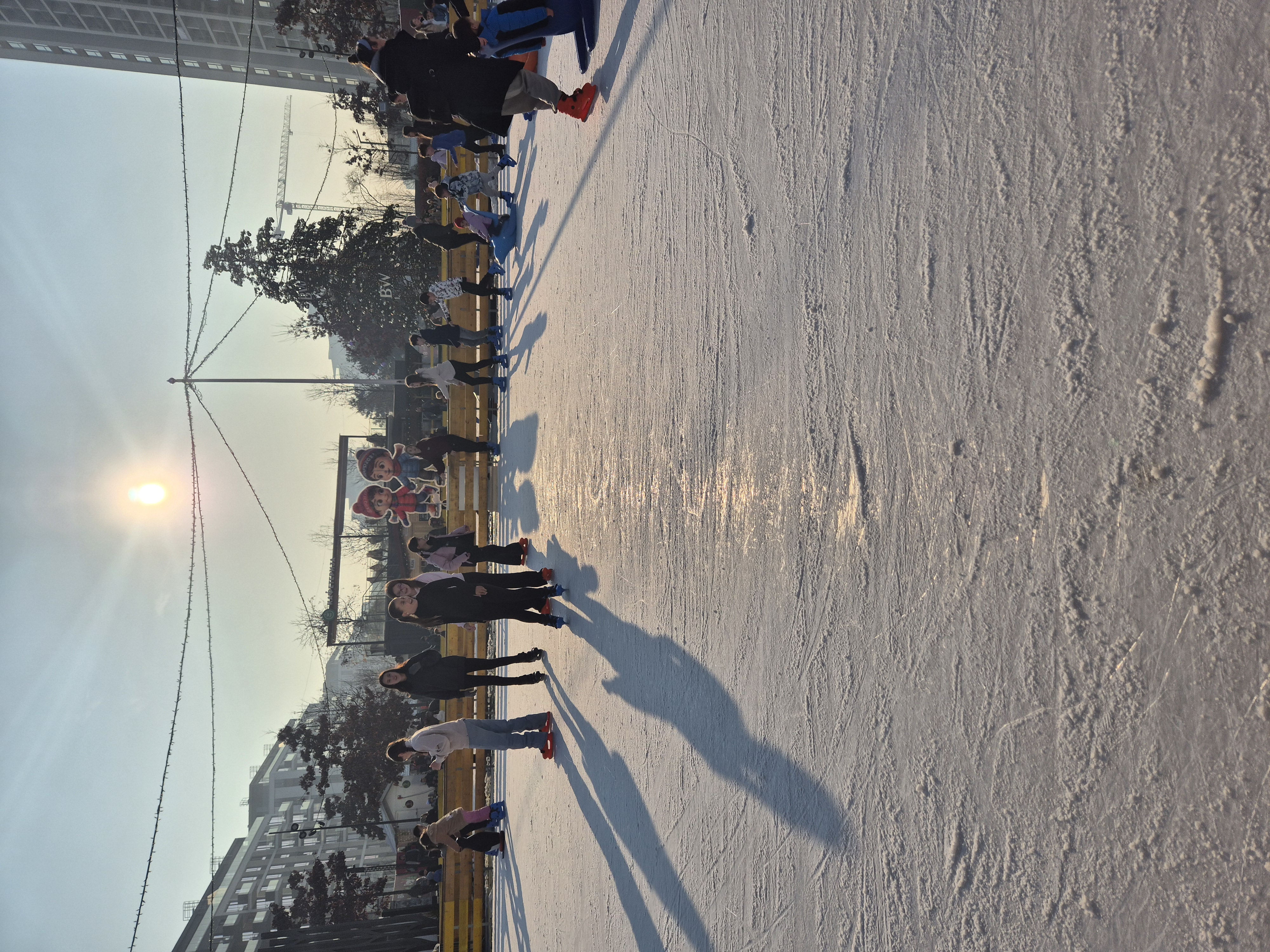 Walking on Wednesdays, before dawn and in the winter sun