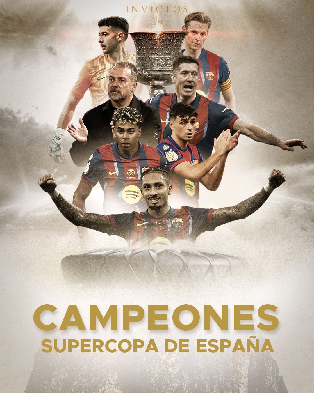 ESP/ENG Campeones de la Supercopa de España
