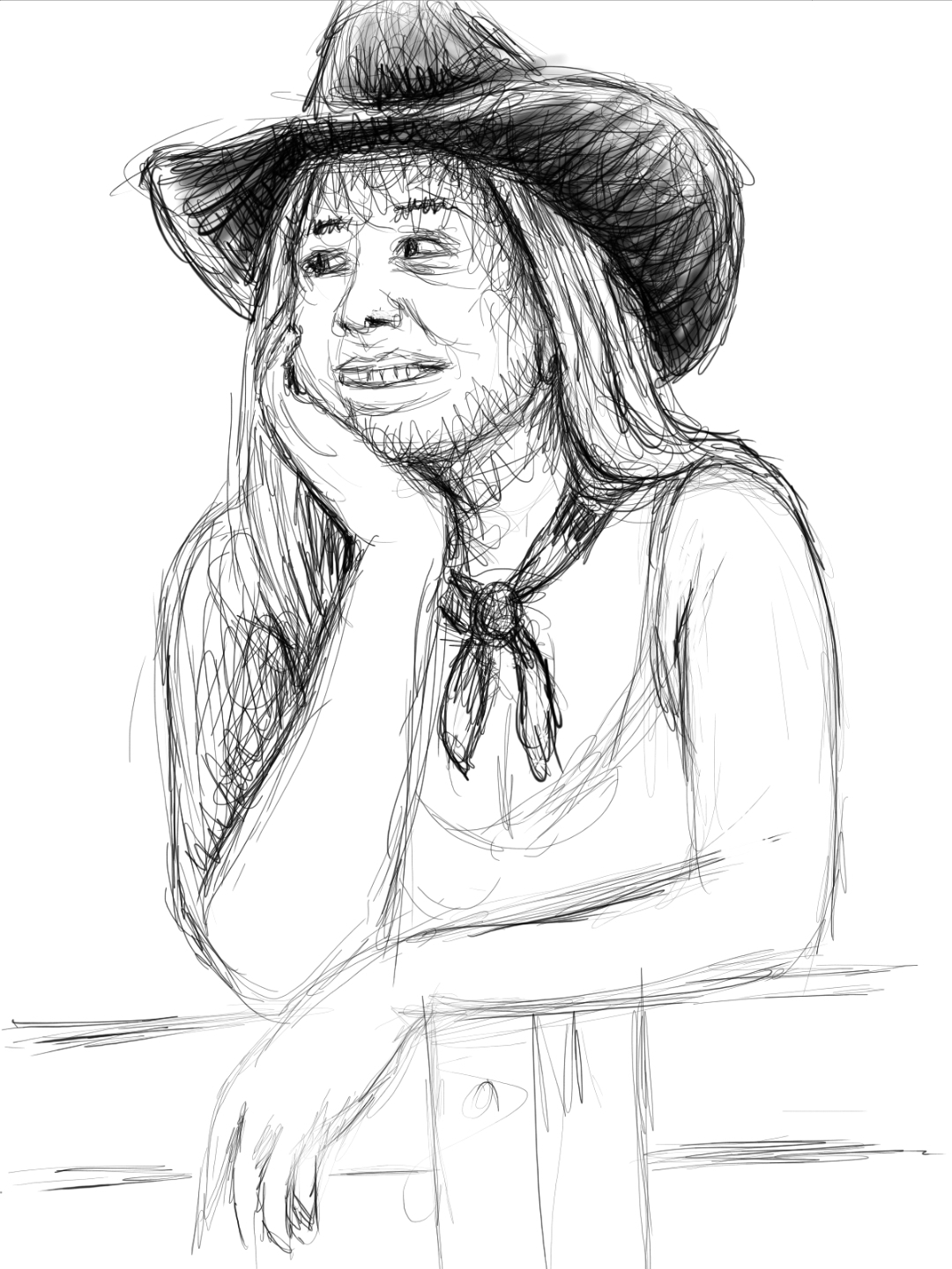 Figure Drawing - Digital Art 