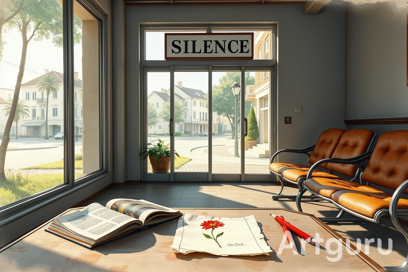 (en.es)  The waiting room ✦ (Fiction) ✦ Writing Prompt #22