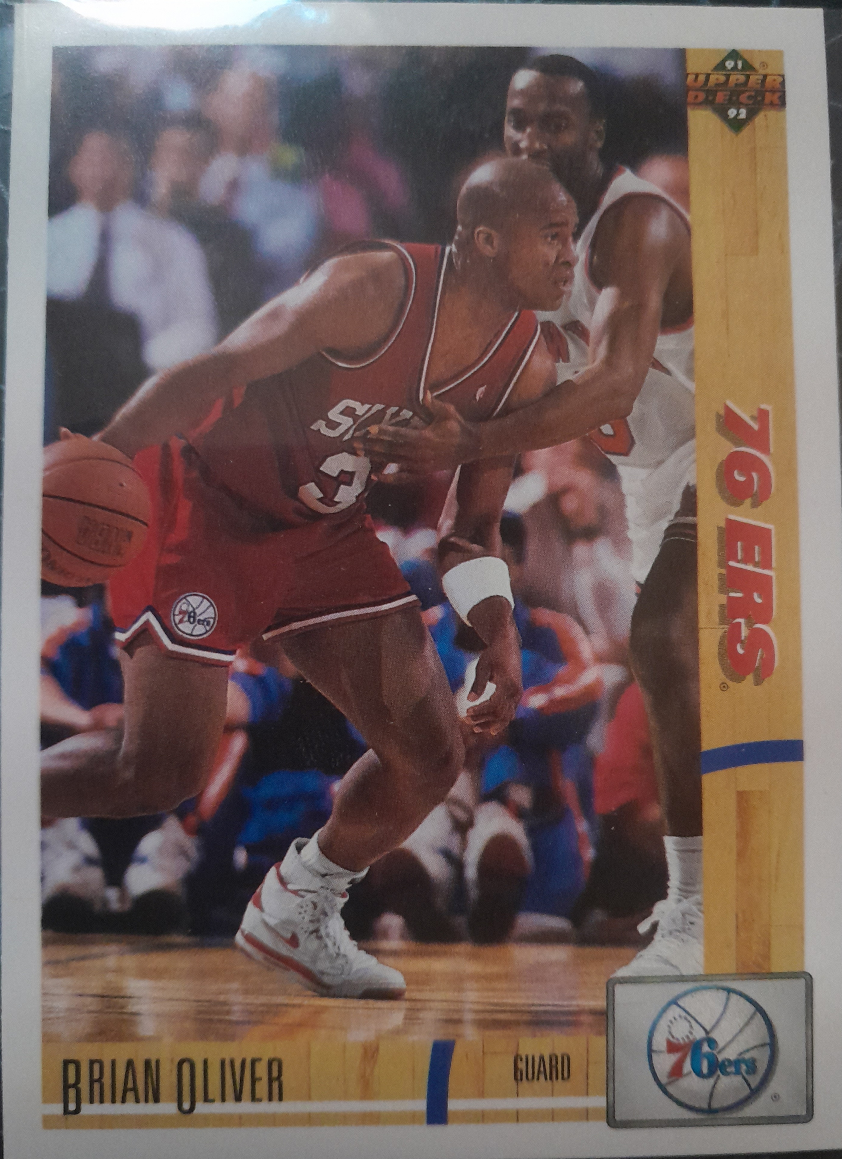Brian Oliver 1991-92 Upper Deck NBA Basketball Card