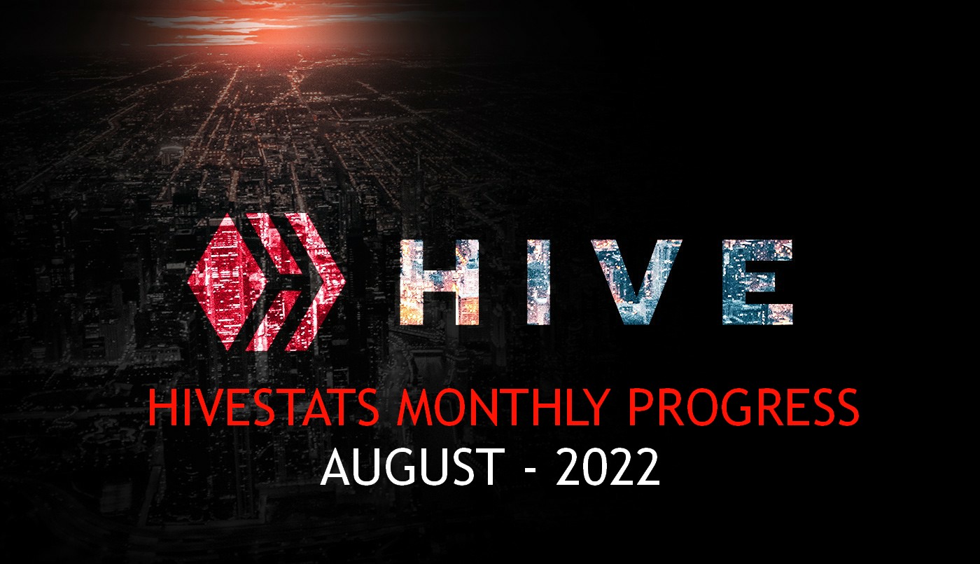 @videoaddiction/hivestats-monthly-progress-august-2022