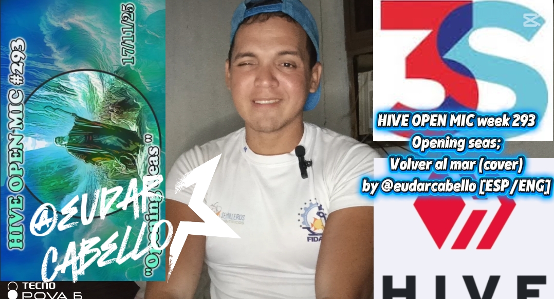 HIVE OPEN MIC week 293 Opening seas. Volver al mar (cover) by @eudarcabello [ESP/ENG]