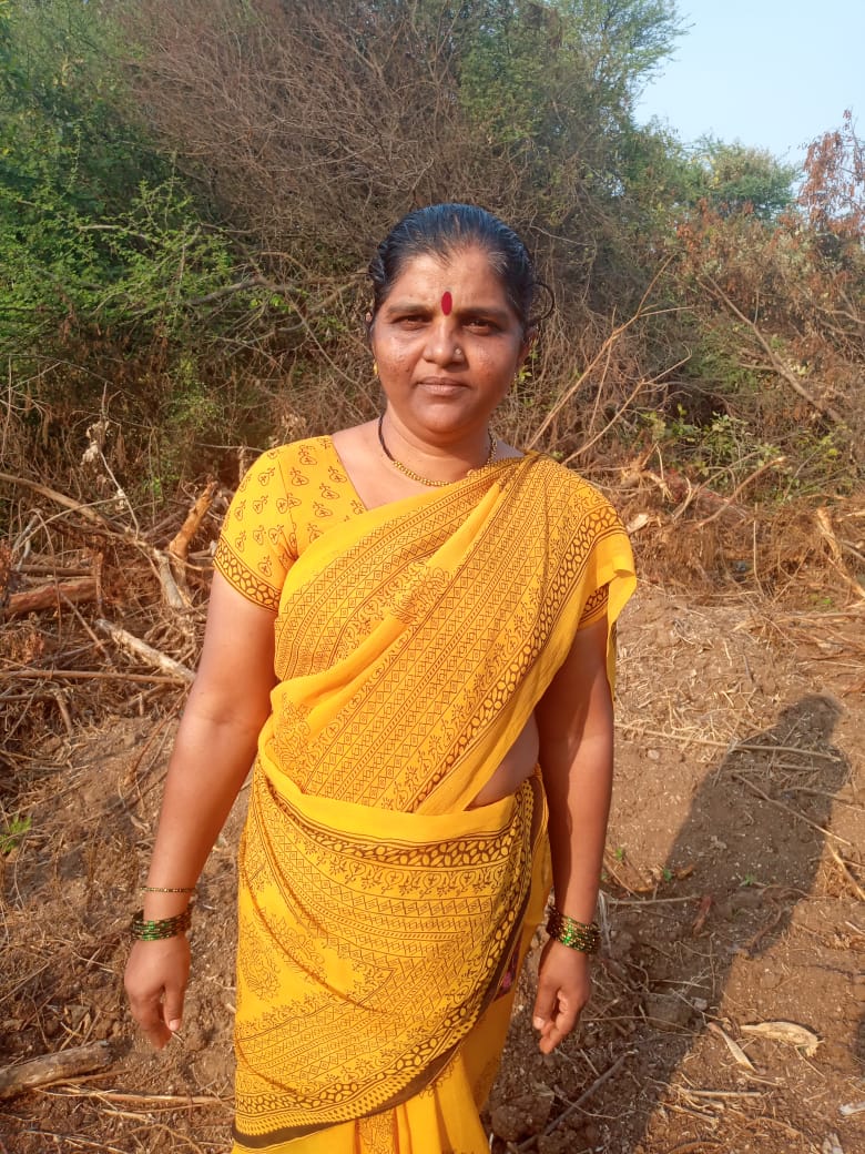 Today after a long time I went to my village with my mother