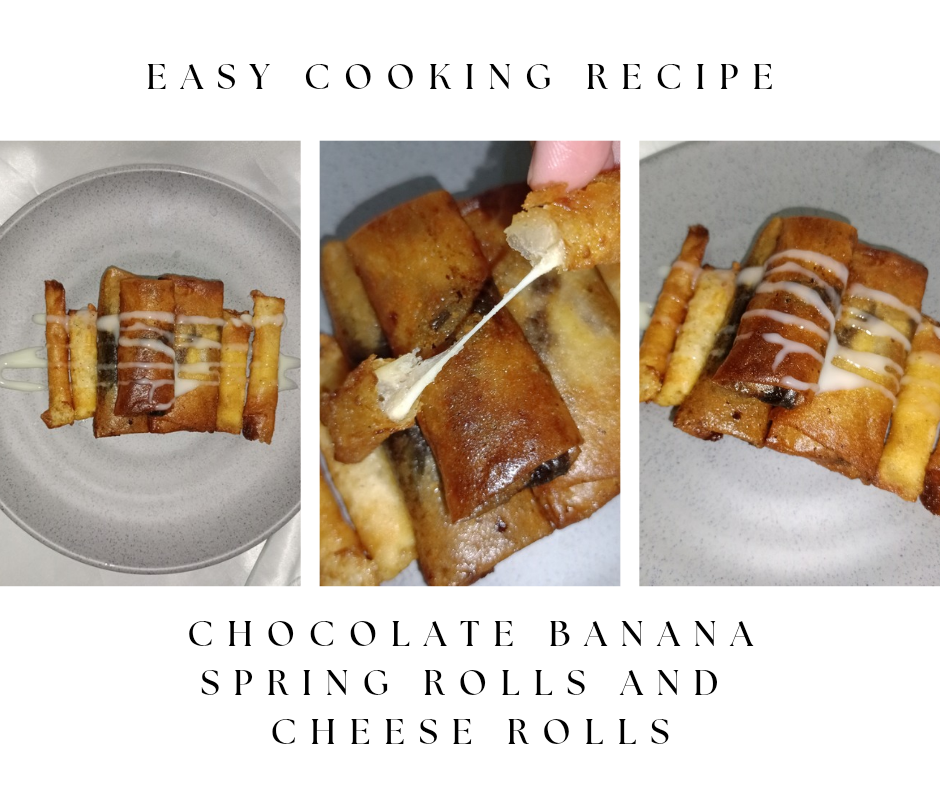 Chocolate Banana Spring Rolls And Cheese Rolls