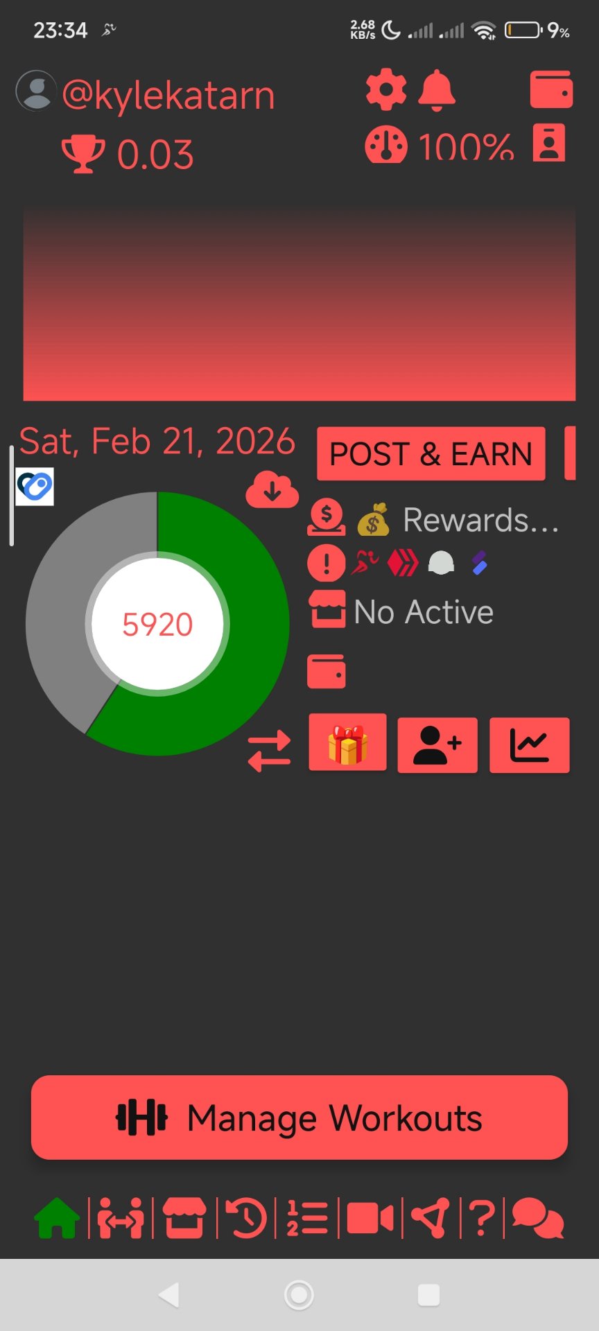 My actifit report card February 21, 2026