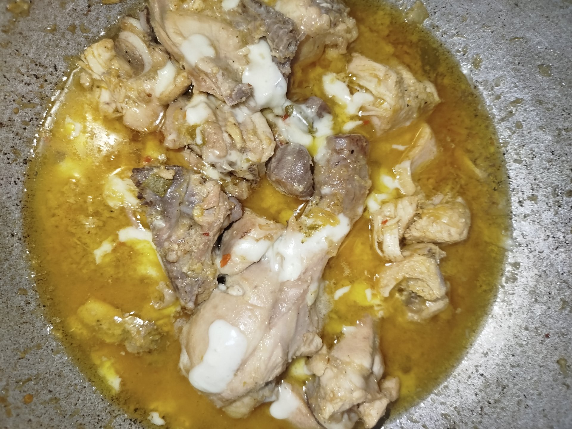 Chicken cheese mlai boti