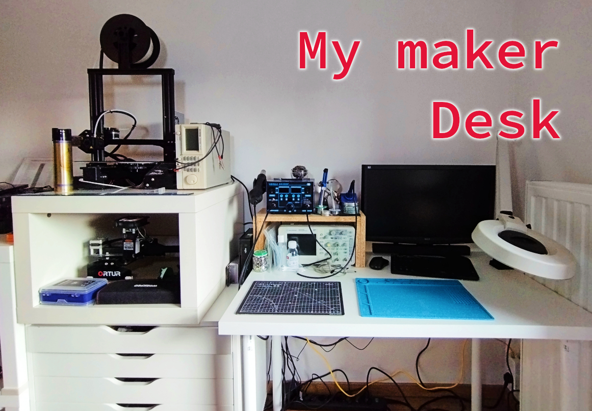 Picture of post : Take a look at my Maker/DIY desk!