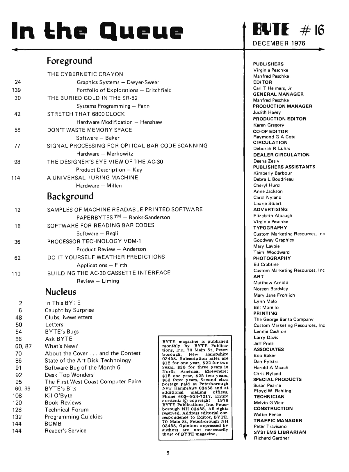Byte (December 1976)