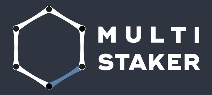 MultiStaker logo with dark background