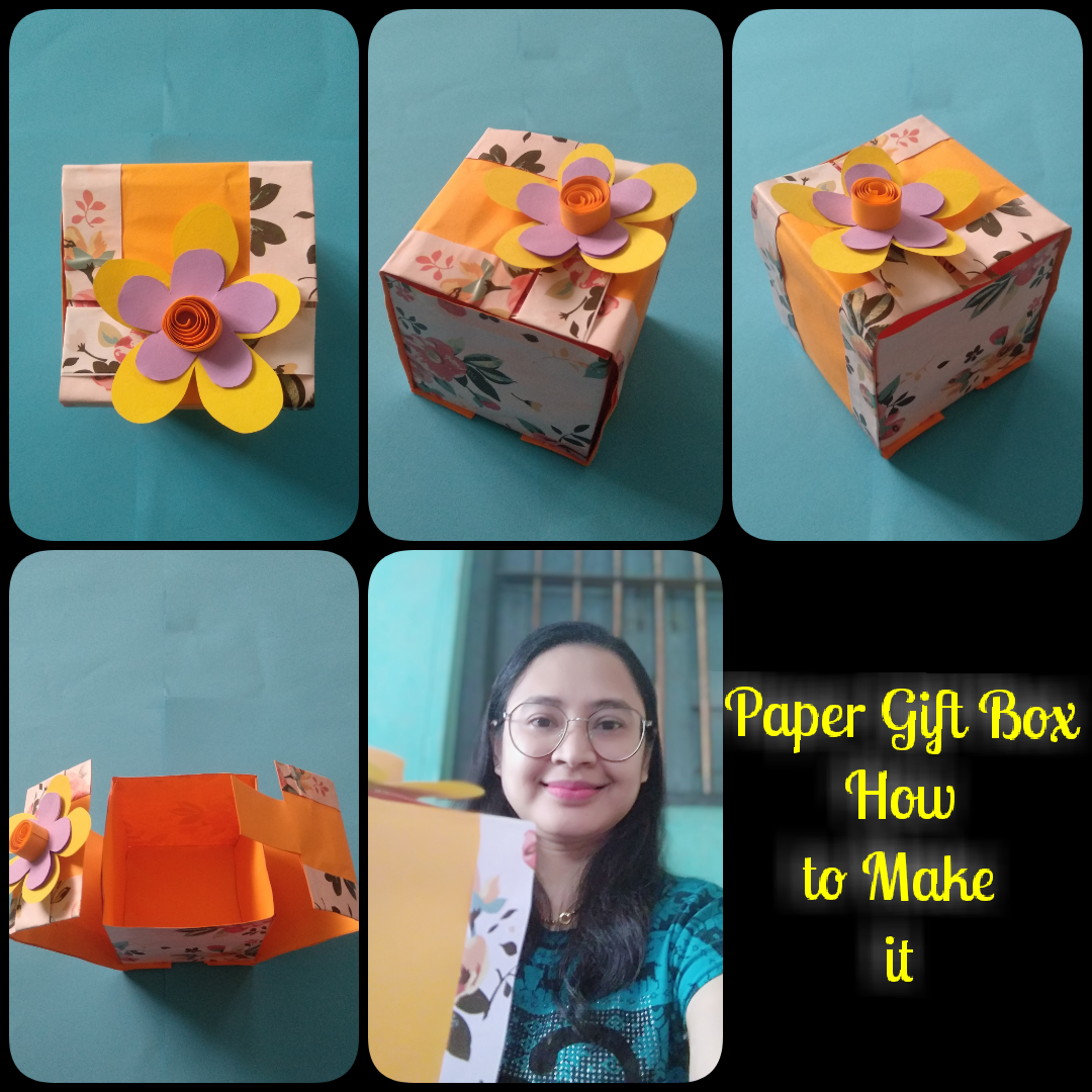 How to make : Gift Box - Easy DIY arts and crafts - YouTube