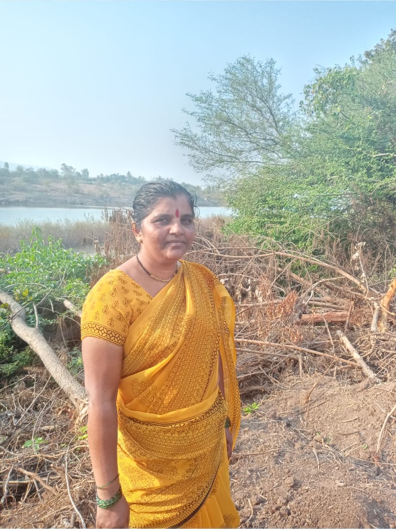 Today after a long time I went to my village with my mother