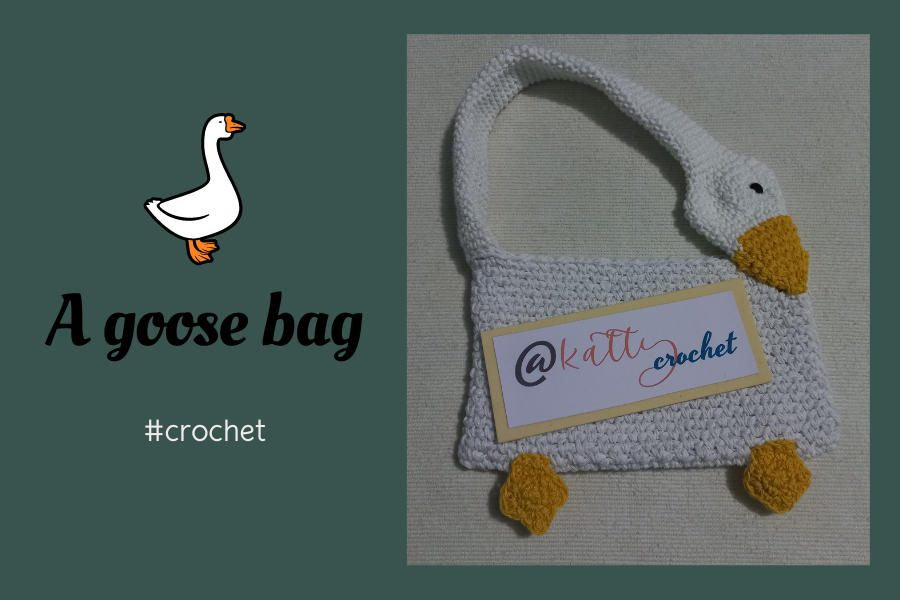 Crochet Goose Bag 